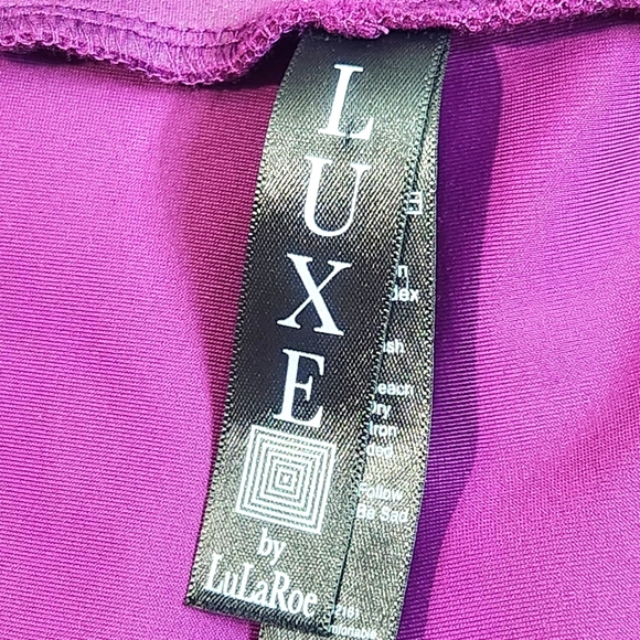 LUXE by LuLaRoe Purple Leggings - Picture 14 of 14